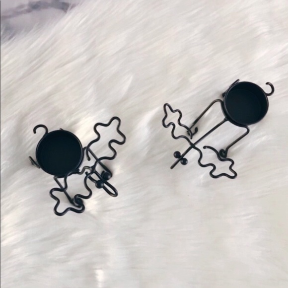 PartyLite Woodland Critters Tealight Pair Set Candle Holder Decor - Picture 4 of 12